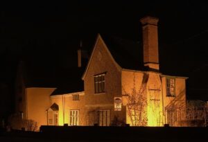 The Bridge Street Guest House at night